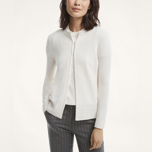 Brand new brooks brother Merino Wool Cashmere
Beaded Cardigan - Picture 1 of 7